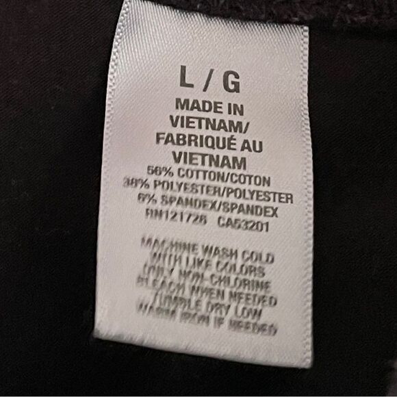 Aeropostale Mid-Rise Perfect Leggings In Black Fox Large - Picture 7 of 8